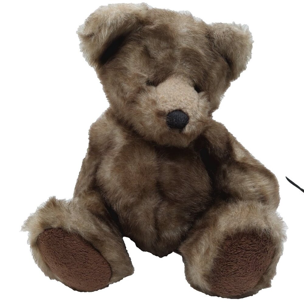 Bombay Danny Teddy Bear Faux Mink Brown Plush Stuffed Animal 11 Inch